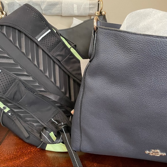 Coach Edie Blue Shoulder Bag - Picture 12 of 16